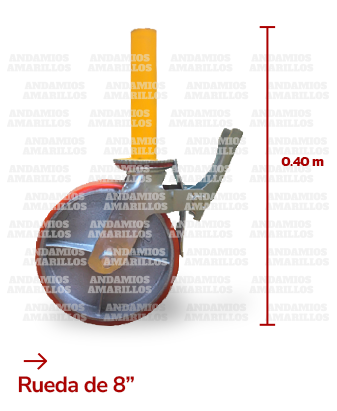 Rueda de 8"